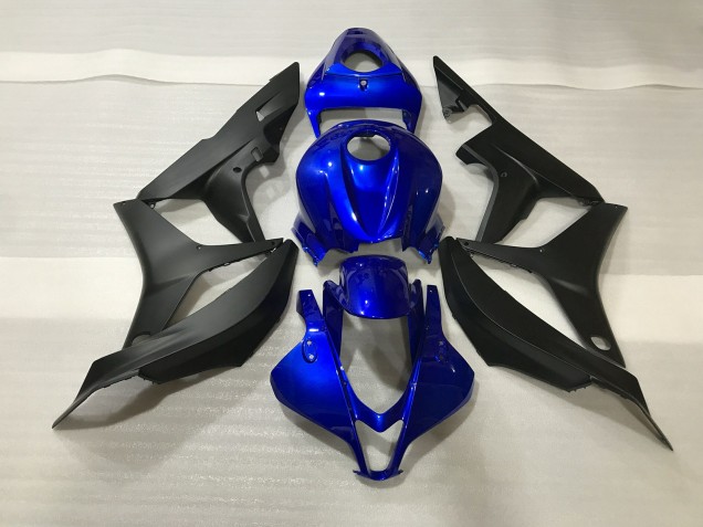 Glänzend Blau & Limettengrün 07-08 CBR600RR Motorrad Verkleidung