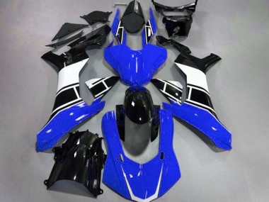 Glänzend Blau Weiß & Schwarz 15-19 R1 Motorrad Verkleidung