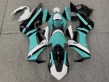 Glänzend Cyan Weiß & Schwarz 17-23 CBR1000RR Motorrad Verkleidung