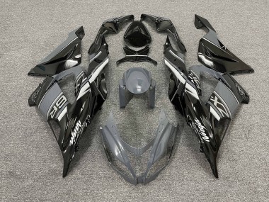 Glänzend Grau & Schwarz 13-18 ZX6R Motorrad Verkleidung