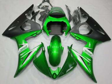 Glänzend Grün & Weiß 05 R6 Motorrad Verkleidung