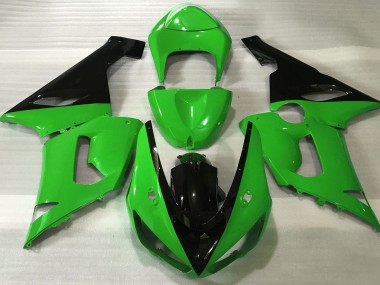 Glänzend Grün & Schwarz 05-06 ZX6R Motorrad Verkleidung