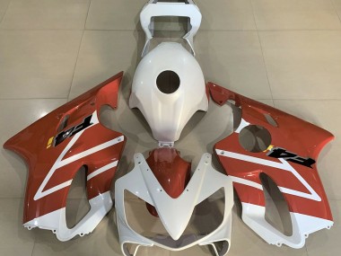 Glänzend Weiß & Orange 01-03 CBR600 F4i Motorrad Verkleidung