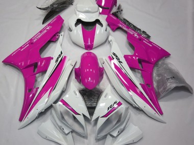 Glänzend Weiß & Pink 06-07 R6 Motorrad Verkleidung