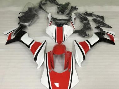 Glänzend Weiß Rot & Schwarz 15-19 R1 Motorrad Verkleidung