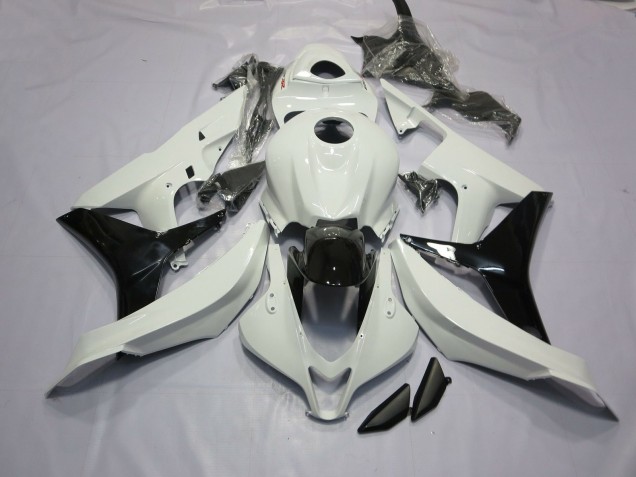 Glänzend Weiß & Schwarz 07-08 CBR600RR Motorrad Verkleidung