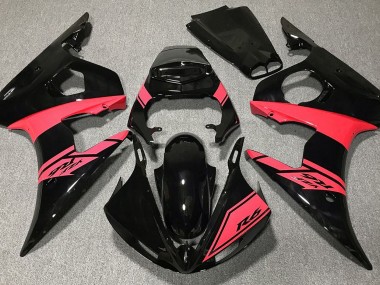 Glänzend Schwarz & Rot 03-04 R6 Motorrad Verkleidung