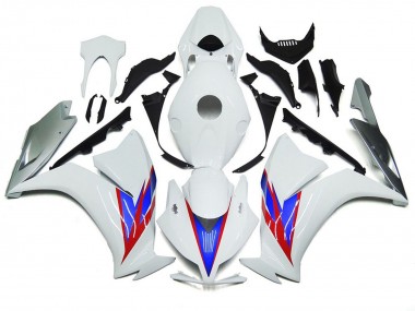 Glänzend Weiß & Silber 12-16 CBR1000RR Motorrad Verkleidung