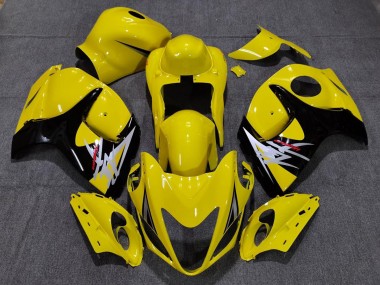 Glänzendes Gelb Mit Schwarzem Stil 08-20 GSXR 1300 Motorrad Verkleidung