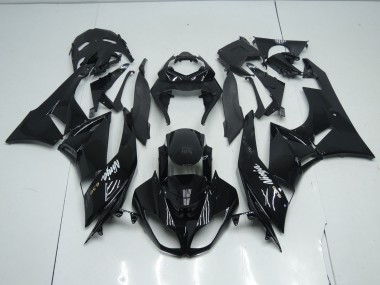 Glänzendes Schwarz 09-12 ZX6R Motorrad Verkleidung