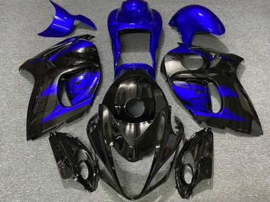 Glänzendes Schwarz & Tiefes Blau 08-20 GSXR 1300 Motorrad Verkleidung