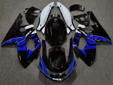 Glänzendes Schwarzblau & Weiß 98-07 YZF600 Motorrad Verkleidung