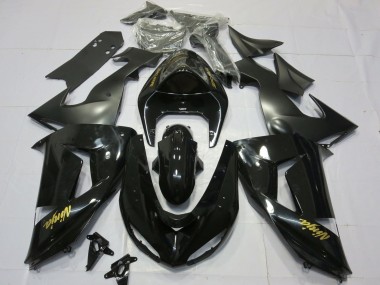 Glänzendes Schwarzes Gold 06-07 ZX10R Motorrad Verkleidung