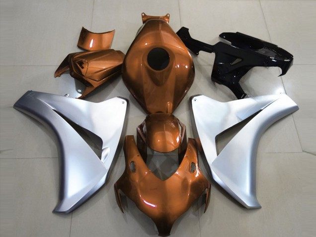 Glanzorange & Silber 08-11 CBR1000RR Motorrad Verkleidung