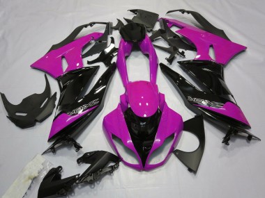 Glanzrosa & Schwarz 09-12 ZX6R Motorrad Verkleidung
