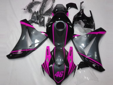 Grau Motul & Pink 08-11 CBR1000RR Motorrad Verkleidung