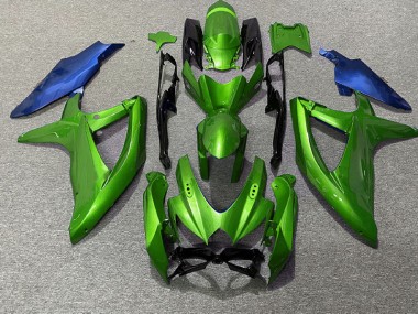 Grün & Blau 08-10 GSXR 600-750 Motorrad Verkleidung