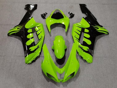 Grün Flamme 07-08 ZX6R Motorrad Verkleidung