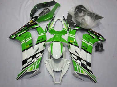 Grün-Weiß-Schwarz 11-15 ZX10R Motorrad Verkleidung