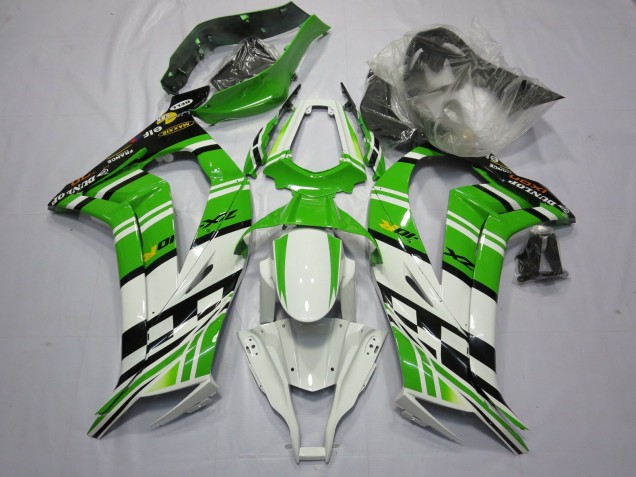 Grün-Weiß-Schwarz 11-15 ZX10R Motorrad Verkleidung