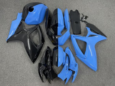 Halbblau & Schwarz 06-07 GSXR 600-750 Motorrad Verkleidung
