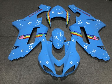Hellblau Custom 07-08 ZX6R Motorrad Verkleidung