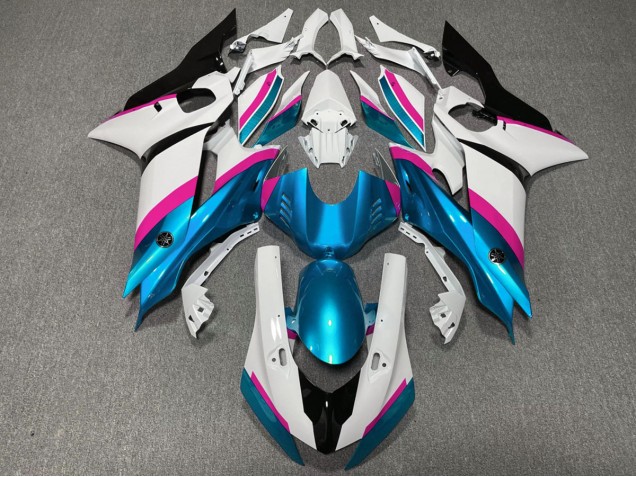 Hellblau & Rosa 17-21 R6 Motorrad Verkleidung