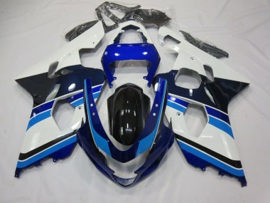 Hellblau Weiß & Schwarz 04-05 GSXR 600-750 Motorrad Verkleidung