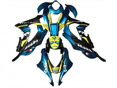 Hellblauer Hai 16-19 ZX10R Motorrad Verkleidung
