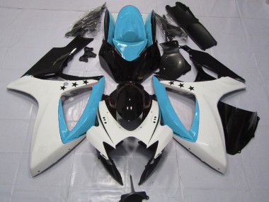 Hellblauer Stern 06-07 GSXR 600-750 Motorrad Verkleidung