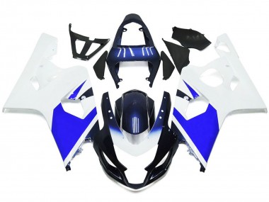 Helles Weiß & Blau 04-05 GSXR 600-750 Motorrad Verkleidung