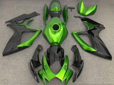 Hellgrün & Schwarz 06-07 GSXR 600-750 Motorrad Verkleidung