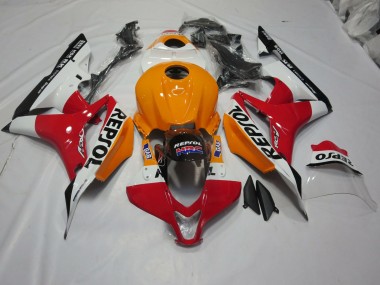 Hellorange & Weiß Repsol 07-08 CBR600RR Motorrad Verkleidung