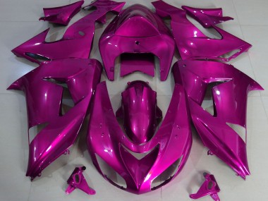 Hot Pink Schlicht 06-07 ZX10R Motorrad Verkleidung