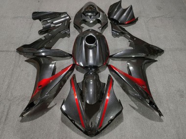 Kohlefaser Stil Mit Rot 04-06 R1 Motorrad Verkleidung