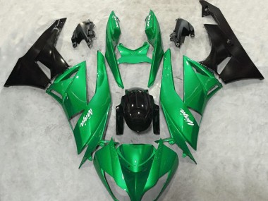 Kräftiges Grün Glänzend 09-12 ZX6R Motorrad Verkleidung