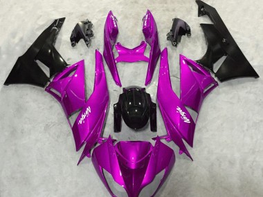 Kräftiges Pink Glänzend 09-12 ZX6R Motorrad Verkleidung