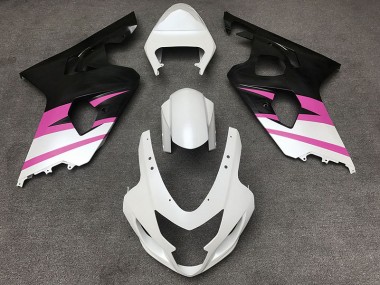 Matt Weiß & Rosa 04-05 GSXR 600-750 Motorrad Verkleidung