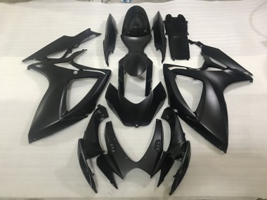 Matt Schwarz 06-07 GSXR 600-750 Motorrad Verkleidung
