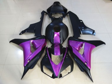 Matt Schwarz Lila 06-07 CBR1000RR Motorrad Verkleidung