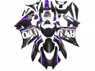 Matt Schwarz & Lila 17-23 GSXR 1000 Motorrad Verkleidung