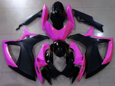Matt Schwarz & Pink 06-07 GSXR 600-750 Motorrad Verkleidung