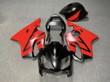 Matt Schwarz & Rot 01-03 CBR600 F4i Motorrad Verkleidung