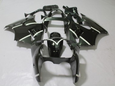 Metallic Grau & Schwarz 00-02 ZX6R Motorrad Verkleidung