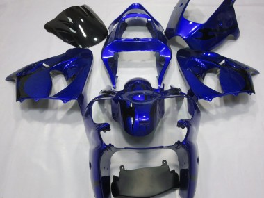 Metallicblau 00-02 ZX6R Motorrad Verkleidung