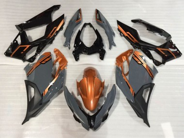 Nardo Grau & Orange 18-23 Ninja 400 Motorrad Verkleidung