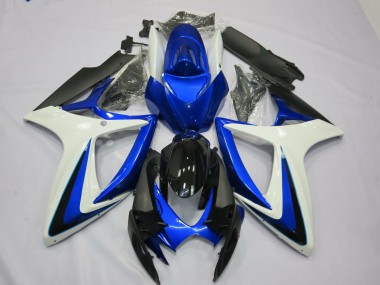 OEM Stil Weiß Blau 06-07 GSXR 600-750 Motorrad Verkleidung