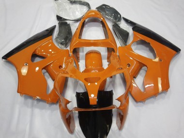Orange Glänzend & Schwarz 00-02 ZX6R Motorrad Verkleidung