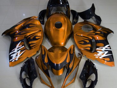 Orange Glänzend & Schwarz 08-20 GSXR 1300 Motorrad Verkleidung