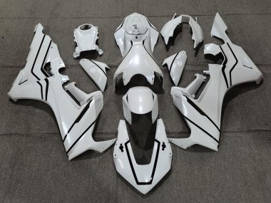 Perlweiß & Schwarzes Futter 17-23 CBR1000RR Motorrad Verkleidung